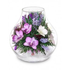 FIORA Арт: 44786(RBVL-Op) цветы в стекле